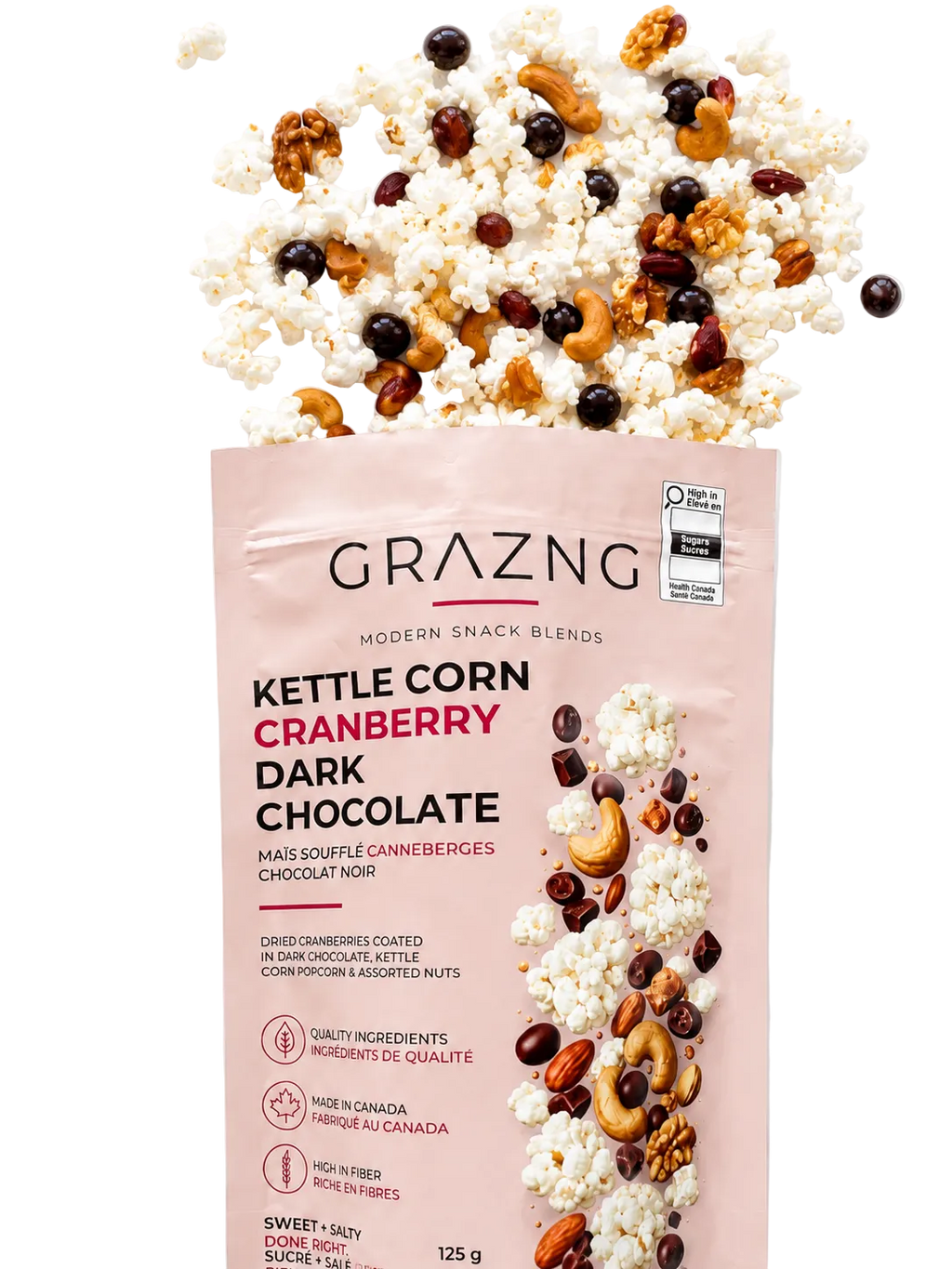 Kettle Corn Cranberry Dark Chocolate