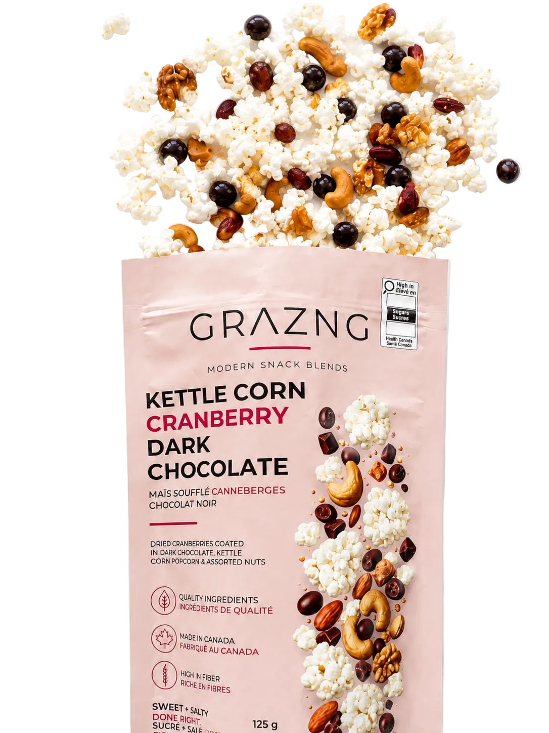 Kettle Corn Cranberry Dark Chocolate